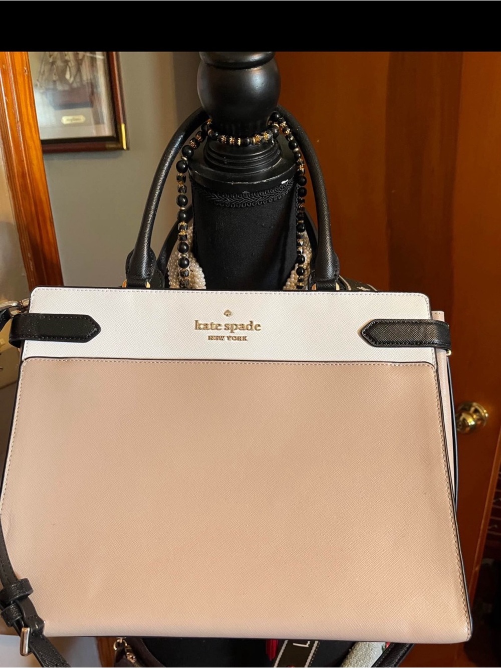 kate spade new york Pink & White Tote